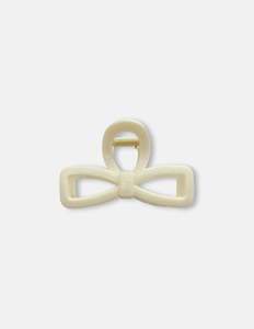 Large Bow Claw | Cream