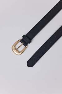 The Essential Belt | Black/Gold