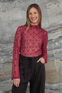 Don't Get Meshy Top | Red