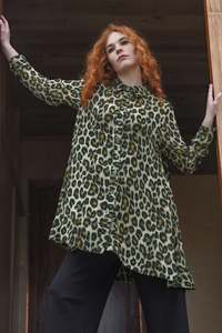 On With The Show Shirt | Leopard