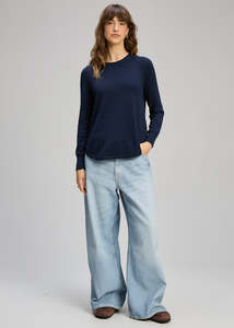 Rounded Bottom Essential | Dark Denim