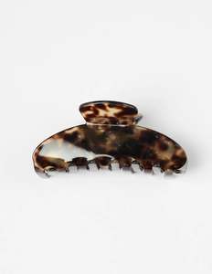 Hair: Hair Claw | Brown Leopard