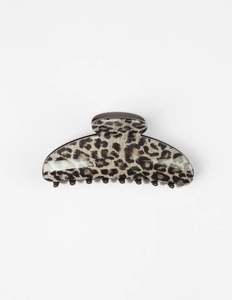 Hair: Hair Claw | Grey Leopard
