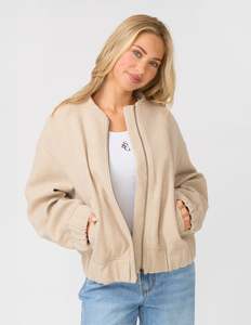 Bomber Jacket | Oat