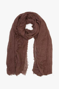 Block Colour Scarf | Raisin