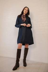 Dresses: Canyon Dress | Dark Wash