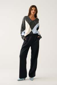 Jett Pant | Charcoal Pinstripe