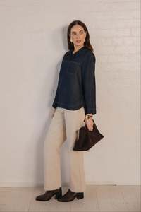 Pants And Skirts: The Icon Wide | Stone
