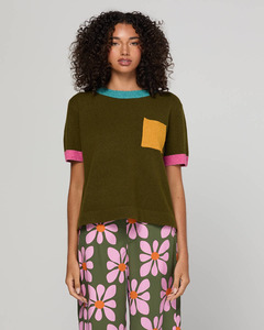 All: Poet Tee | Khaki Multi