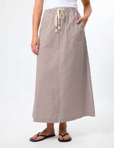 All: Leena Skirt | Choc Stripe