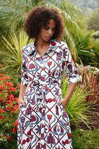 Tie One On Dress | Red White & Blue