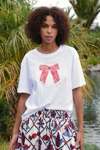 All: Gotta Bow T-Shirt | White/Red