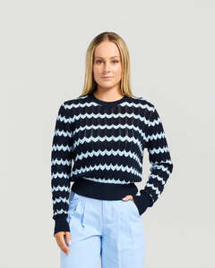 Knitwear: Ziggy Knit | Blue Mix