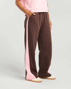 Bibi Sweatpant | Chocolate/Pink