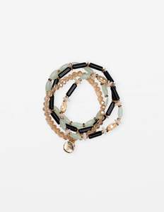 Jewellery: Bracelet 4 Set | Green Multi