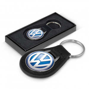 Automotive: Baron Leather Key Ring - Round