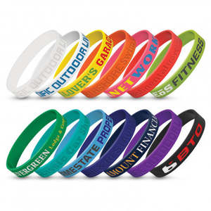 Festivals Events: Silicone Wrist Band - Debossed