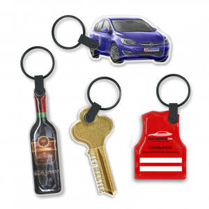 Custom Shape: Star Flex Key Ring