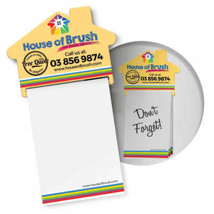 Nz Made: Magnetic House Memo Pad A7 - Full Colour