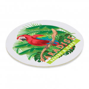 Drinkware: Cardboard Drink Coaster - Round
