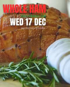WHOLE New Zealand Pork Champagne Ham Bone-In 9-10kg Delivery Wed 17th December b&hellip;
