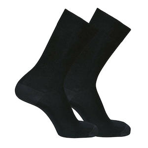 CONDOR  Basic Rib Short Socks(900) Black