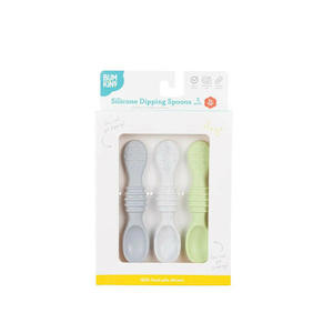 Bumkins Silicone Dipping Spoons 3 Pack - Taffy