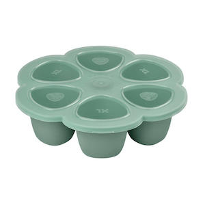 Beaba Multiportions 6*150ML Silicone Tray – Sage Green