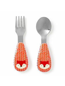 Skip Hop Zoo Utensils Fork & Spoon - Fox
