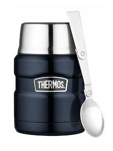 Thermos Vacuum Insulated 470ml Food Jar - Midnight Blue