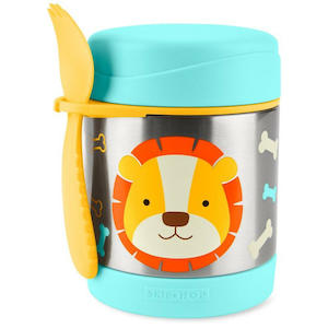 Skip Hop Zoo Insulated Little Kid Food Jar - Lion