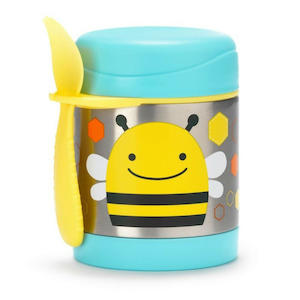 Skip Hop Zoo Insulated Little Kid Food Jar - Bee