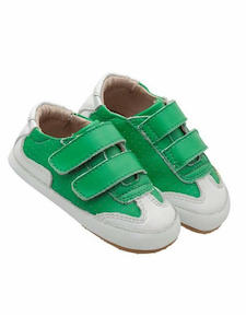 Sneaker Casual: Old Soles Chaser Neongreen (#0025R)