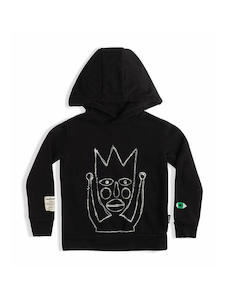 NUNUNU Embroidered Crown Jester Hoodie