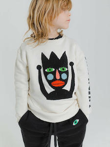 Nununu World: NUNUNU Crown Jestar Sweatshirt - Natural