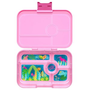 Yumbox Tapas Larger Size Leakproof Bento lunch box 5-Compartment Food Tray  (Pink)