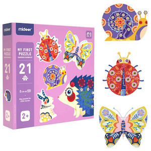 Mideer - My First Garden Animals Puzzle 21pcs