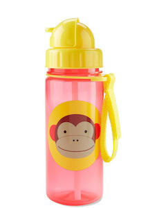Skip Hop 390 ML Zoo Straw Bottle - Monkey