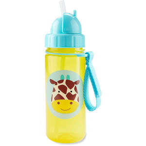Skip Hop 390ml Zoo Straw Bottle - Giraffe