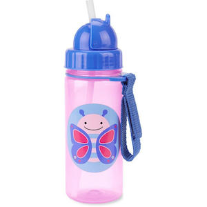 Skip Hop 390ml Zoo Straw Bottle - Butterfly