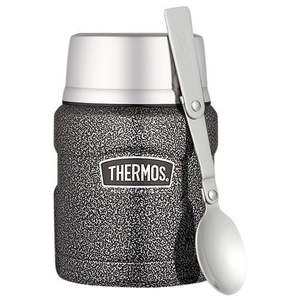 Lunchboxes: Thermos Vacuum Insulated 470ml Food Jar -Hammertone