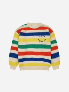 Bobo Choses: Bobo Choses Multicolor Stripes jumper