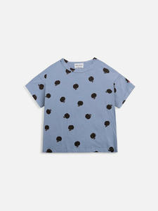 Bobo Poma Allover Short Sleeve T-shirt - Blue