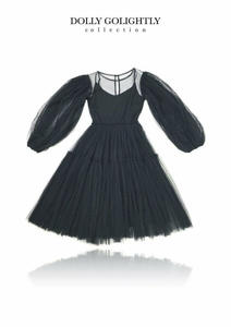 Dolly Golightly Tea Tutu Dress Black