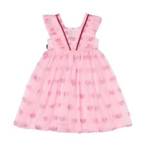 Rock Your Kid Pink Glitter Heart Tulle