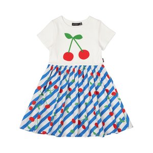 Dresses: Rock Your Kid Cherry Stripes T-shirt Dress
