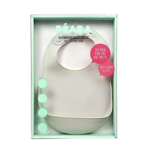 Beaba: Beaba Silicone Bib - Light Mist