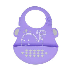 Clearance: Marcus & Marcus Baby Bib - Whale