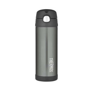 Thermos Funtainer 470ml Insulated Vacuum Bottle - Charcoal
