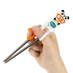 Products: Edison Chopsticks Pororo Panda stainless – Right hand - HY Shopping NZ Korean Supermarket Christchurch